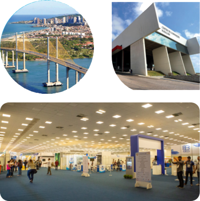Área de exposição de uma conferência nacional